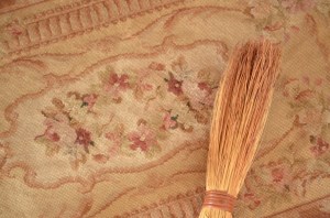 rug and brush
